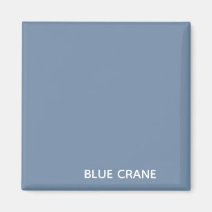 Blauwe blauwe de kleurennaam van de Kraan Magneet