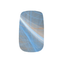 Blauwe, blauwe en witte, niet-nagelachtige kunstwe