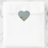 Blauwe blauwe hemdblauw hart sticker (Tas)