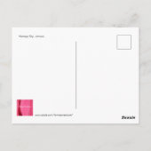 BLAUWE BLAUWE IN JAMAICA BRIEFKAART (Achterkant)