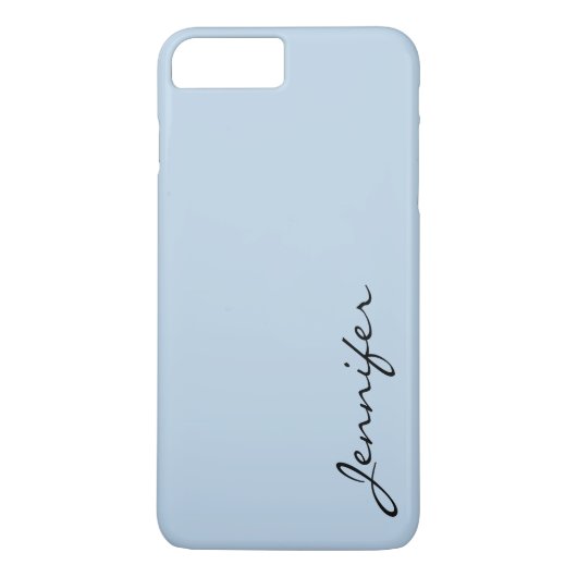 Blauwe blauwe kleur achtergrond Case-Mate iPhone case (Achterkant)
