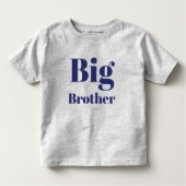 Blauwe blauwe letters van Big Brother Kinder Shirts (Voorkant)