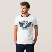BLAUWE BLAUWE VAL T-SHIRT (Voorkant volledig)