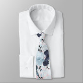 Blauwe blauwe Waterverf Stropdas (Gebonden)