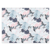 Blauwe blauwe Waterverf Tafelkleed (Voorkant (Horizontaal))