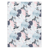 Blauwe blauwe Waterverf Tafelkleed (Voorkant)