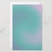 Blauwe, Blauwgroen en Paarse Zwemsteenbakkerij Briefpapier (Voorkant / Achterkant)