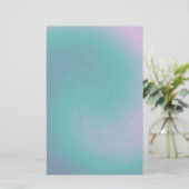 Blauwe, Blauwgroen en Paarse Zwemsteenbakkerij Briefpapier (Staand voorkant)