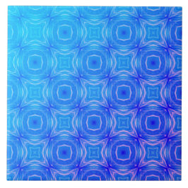 Blauwe, Blauwgroen, Paarse en roze samenzweertjes Tegeltje