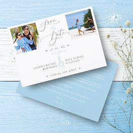 Blauwe bloei 2 Foto's Verfijnd huwelijk