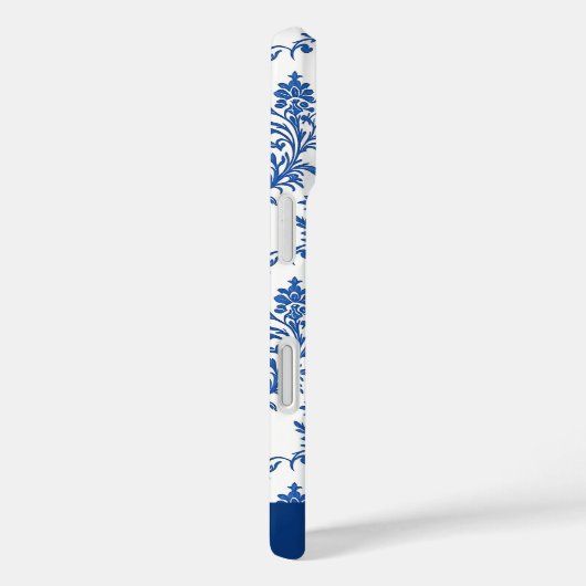 Blauwe Bloeiende Toile Case-Mate iPhone Case (Achterkant / Rechts)