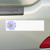 Blauwe Bloem - Aangepaste Cosmos Madeliefjes Sjabl Bumpersticker (Op auto)