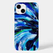 Blauwe bloem Case-Mate iPhone case (Achterkant)