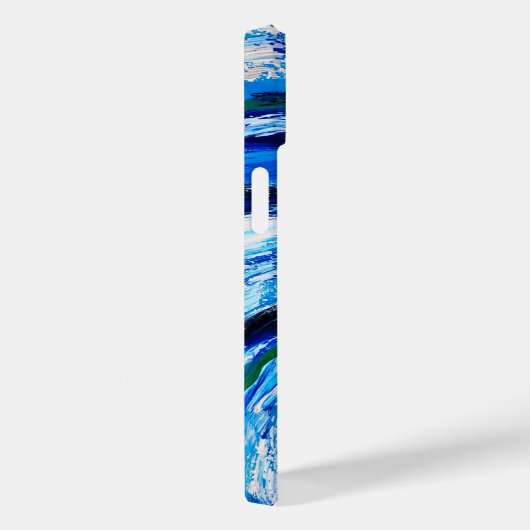 Blauwe bloem Case-Mate iPhone case (Achterkant / Rechts)