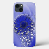 Blauwe bloem Case-Mate iPhone case (Achterkant)