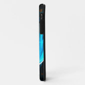 blauwe bloem Case-Mate iPhone case (Achterkant/links)