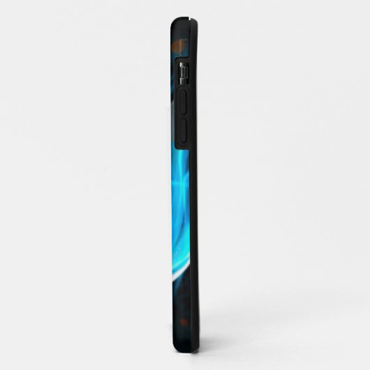 blauwe bloem Case-Mate iPhone case (Achterkant/links)