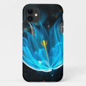 blauwe bloem Case-Mate iPhone case (Achterkant)
