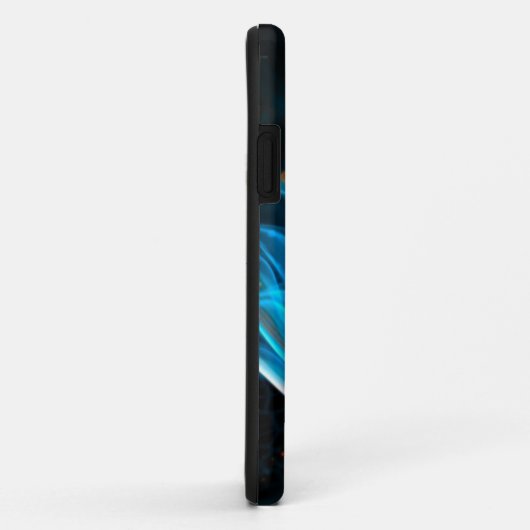 blauwe bloem Case-Mate iPhone case (Achterkant/rechts)