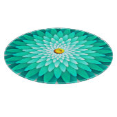 Blauwe bloem Design60001 Snijplank (Hoek)