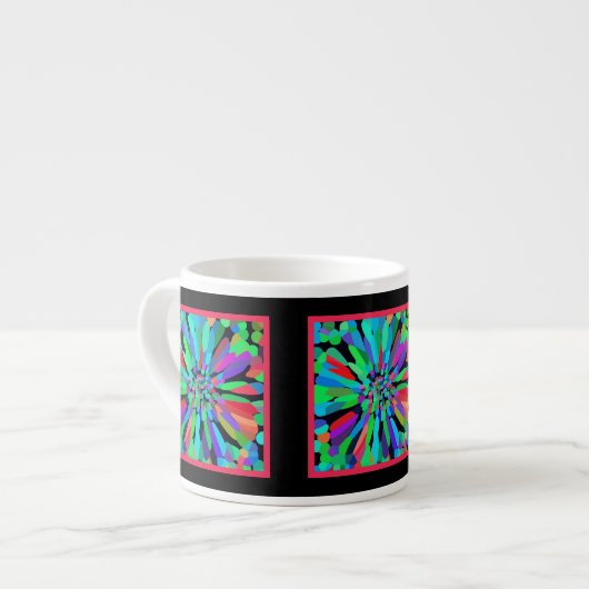Blauwe Bloem Espresso Kop (Links)