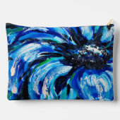 Blauwe bloem etui (Achterkant)