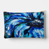 Blauwe bloem etui (Achterkant)