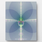 Blauwe Bloem Fotoplaat (Voorkant)