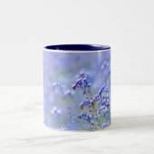 Blauwe bloem goedemorgen mokken (Center)