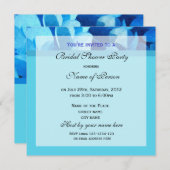 Blauwe bloem kaart (Voorkant / Achterkant)