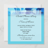 Blauwe bloem kaart (Voorkant)