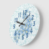  blauwe bloem klok (Hoek)