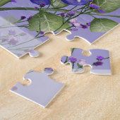 Blauwe Bloem Legpuzzel (Zijkant)