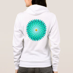 Blauwe Bloem Mandala-68566 Hoodie