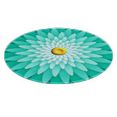 Blauwe bloem Mandala-68566 Snijplank (Hoek)