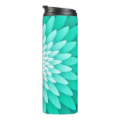 Blauwe bloem Mandala-68566 Thermosbeker (Geroteerd rechts)
