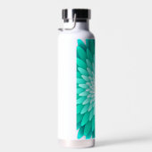 Blauwe bloem Mandala-68566 Waterfles (Rechts)