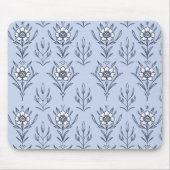 Blauwe bloem muismat (Voorkant)