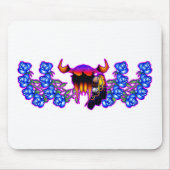 Blauwe bloem muismat (Voorkant)