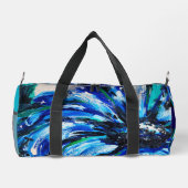 Blauwe bloem plunjezak (Achterkant)