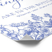  blauwe bloem raad hoeveel spelbrekers poster (Hoek)