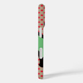 blauwe bloem, stippen en naam Case-Mate iPhone case (Achterkant / Rechts)