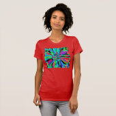 Blauwe Bloem T-shirt (Voorkant volledig)