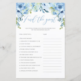 Blauwe bloem vindt het gastspel vrijgezellenfeest 