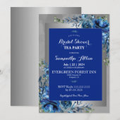 Blauwe bloemblaadjes van de liefde: Doe mee voor e Kaart (Voorkant / Achterkant)