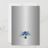 Blauwe Bloemblaadjes van Liefde: Doe mee met ons B Kaart (Achterkant)