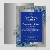 Blauwe Bloemblaadjes van Liefde: Doe mee met ons B Kaart (Voorkant / Achterkant)