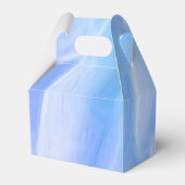 Blauwe Bloemblad Gevel Favor Doos Bedankdoosjes (Achterkant)