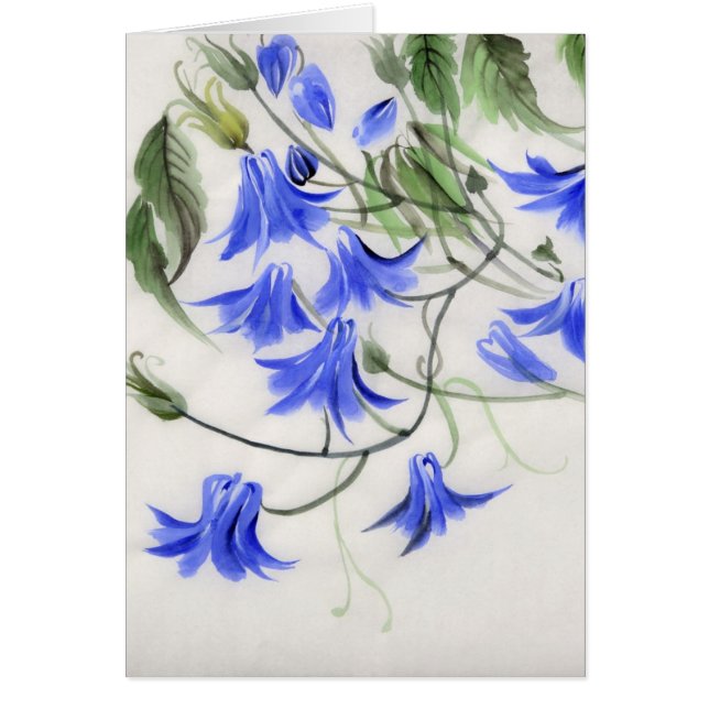 Blauwe bloemen (Voorkant)