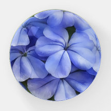 Blauwe Bloemen Art Glas Bloemen Papergewicht